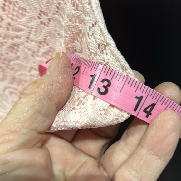 Duchess Lace Overlay, lined, bow front, keyhole button back,sleeveless dress - Picture 6 of 8